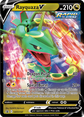 147 Rayquaza V - Sword & Shield Promo Cards