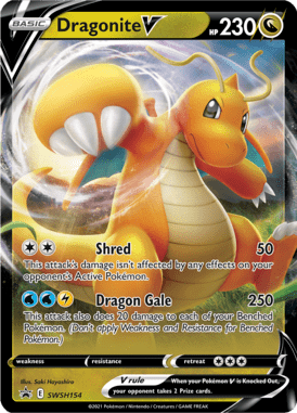 154 Dragonite V - Sword & Shield Promo Cards
