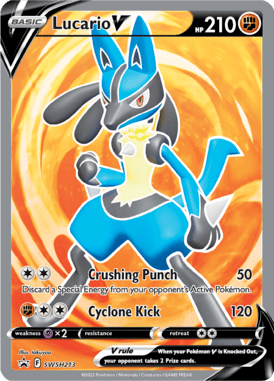 213 Lucario V - Sword & Shield Promo Cards