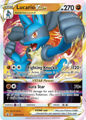 214 Lucario VST AR - Sword & Shield Promo Cards