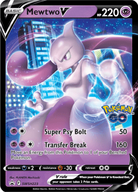 223 Mewtwo V - Sword & Shield Promo Cards