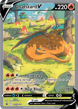 260 Charizard V - Sword & Shield Promo Cards