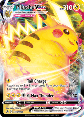 286 Pikachu VMAX - Sword & Shield Promo Cards