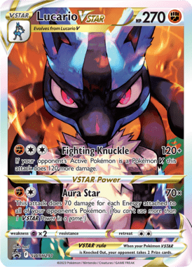 291 Lucario VST AR - Sword & Shield Promo Cards