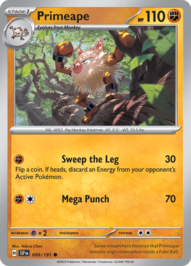 099 Primeape - Surging Sparks