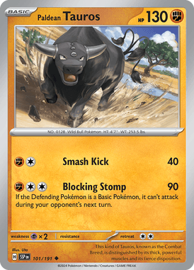 101 Paldean Tauros - Surging Sparks