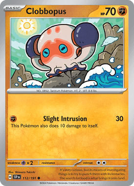 112 Clobbopus - Surging Sparks