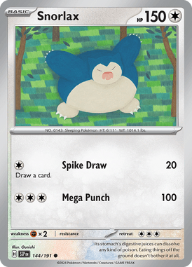 144 Snorlax - Surging Sparks