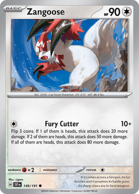 149 Zangoose - Surging Sparks