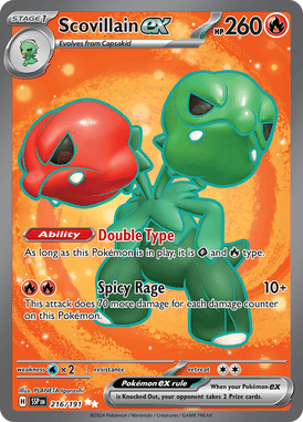 216 Scovillain ex - Surging Sparks