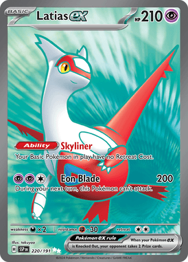 220 Latias ex - Surging Sparks