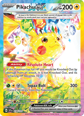 238 Pikachu ex - Surging Sparks
