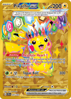 247 Pikachu ex - Surging Sparks