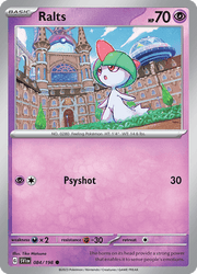 084 Ralts - Scarlet & Violet