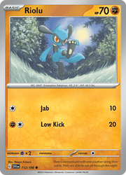 112 Riolu - Scarlet & Violet