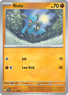112 Riolu - Scarlet & Violet