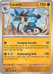 114 Lucario - Scarlet & Violet