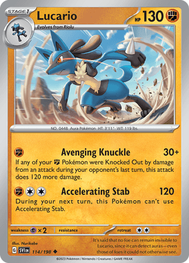 114 Lucario - Scarlet & Violet