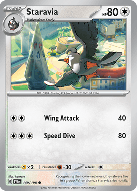 149 Staravia - Scarlet & Violet