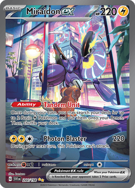 244 Miraidon ex - Scarlet & Violet