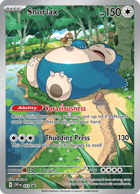 051 Snorlax - Scarlet & Violet Promo Cards