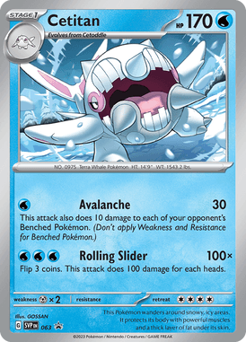 063 Cetitan - Scarlet & Violet Promo Cards