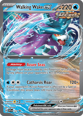 127 Walking W ake ex - Scarlet & Violet Promo Cards