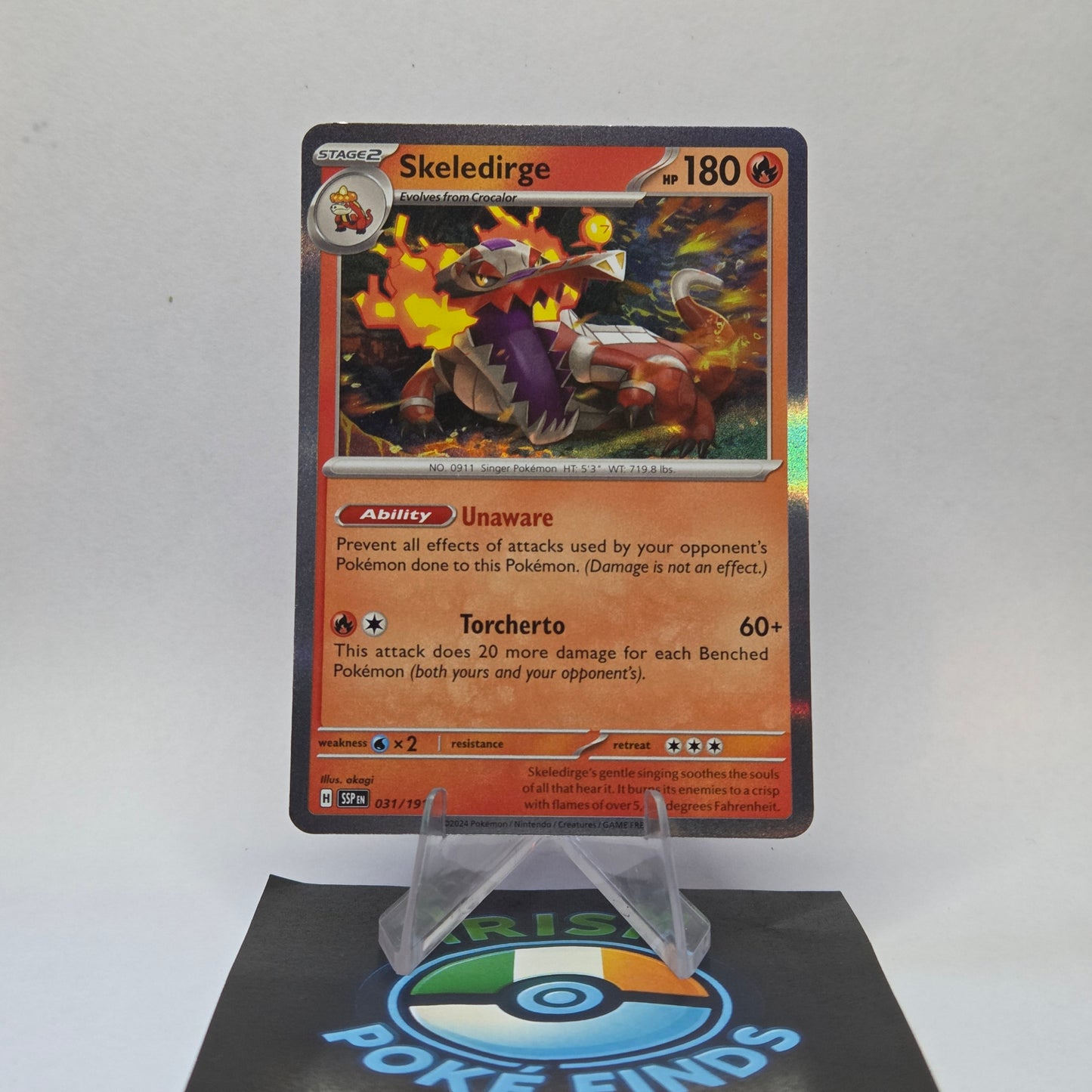 Skeledirge #031 - Surging Sparks Front