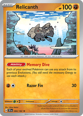 084 Relicanth - Temporal Forces