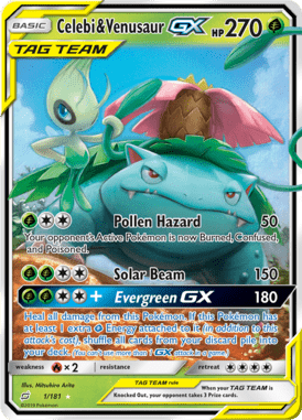 Celebi & Venusaur-GX – Team Up TEU 1