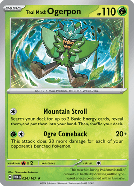 024 Teal Mask Ogerpon - Twilight Masquerade