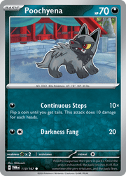 113 Poochyena - Twilight Masquerade