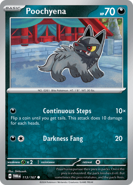 113 Poochyena - Twilight Masquerade