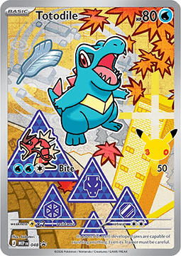 Totodile – Mega Evolution Promo Card MEP 48