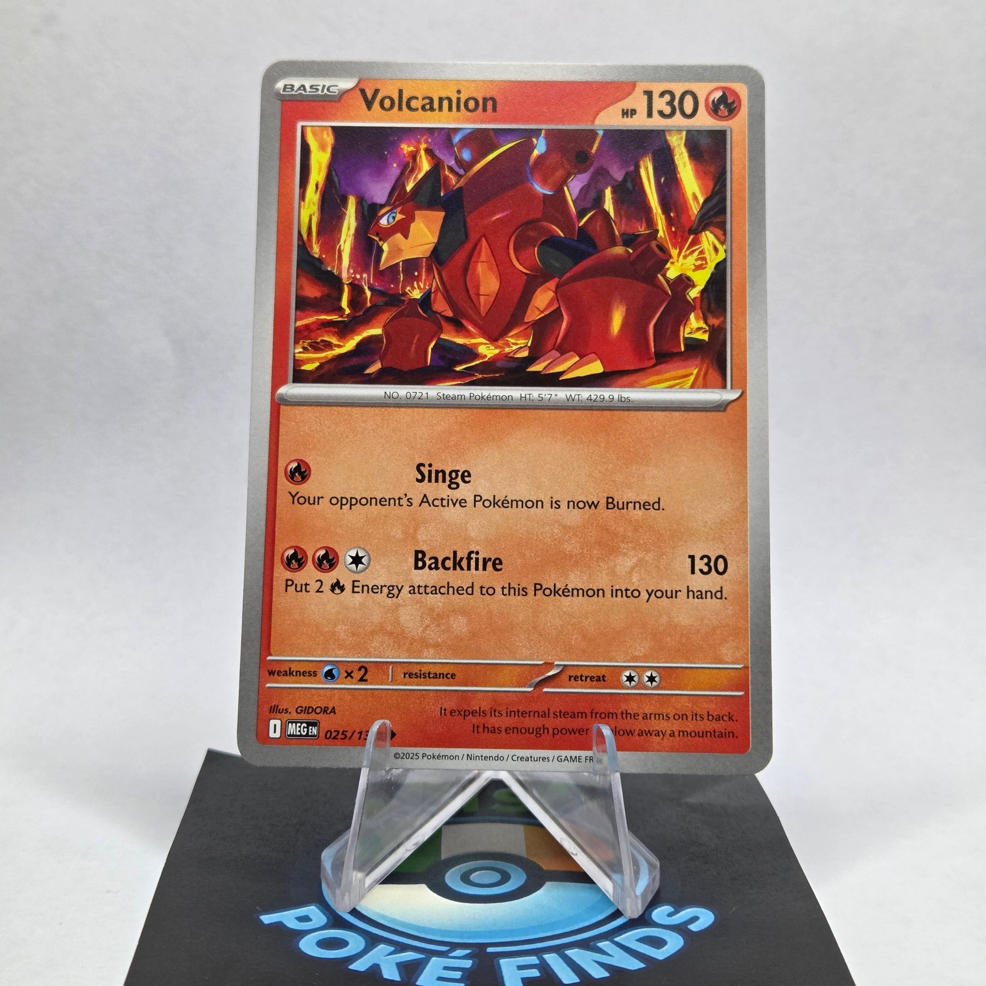 Volcanion #025 - Mega Evolution