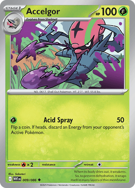 009 Accelgor - White Flare