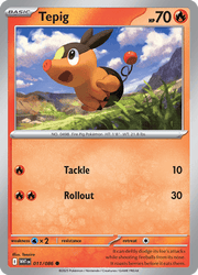 011 Tepig - White Flare