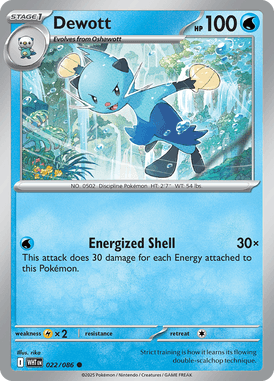 022 Dewott - White Flare