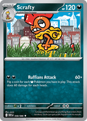 058 Scrafty - White Flare