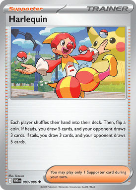 083 Harlequin - White Flare