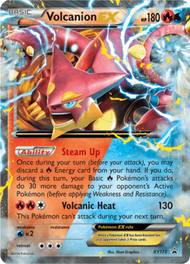 Volcanion-EX R – XY Promo Card XYP 173