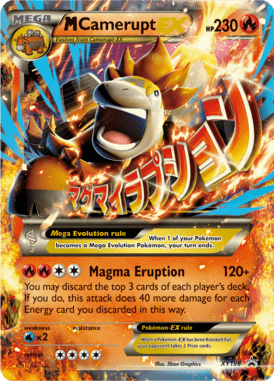 M Camerupt-EX – XY Promo Card XYP 198
