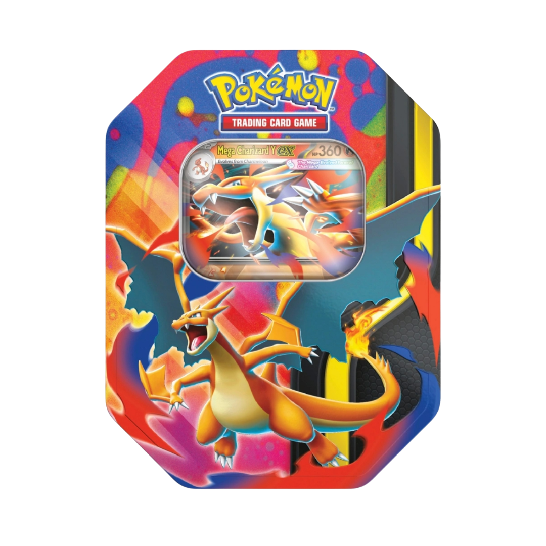 Pokemon TCG Mega Charizard XY Tin