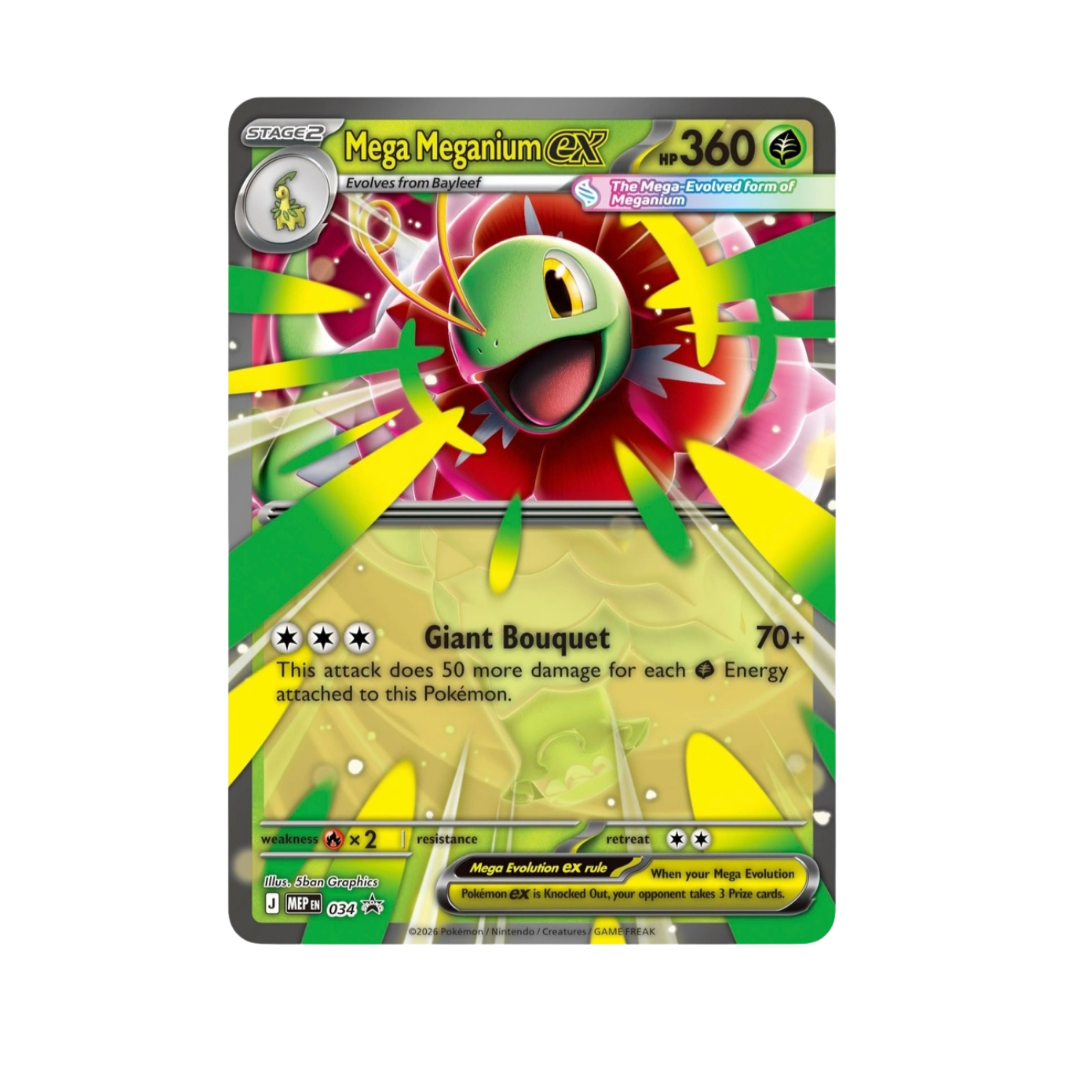 Pokémon Trading Card Game  Mega Evolution Ascended Heroes Mega Meganium ex Box
